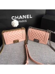 Boy Chanel Flap Shoulder Bag Sheepskin Leather A67085 Pink HY4080Wi77