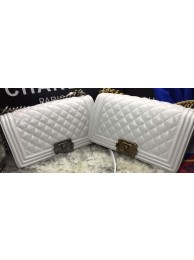 Boy Chanel Flap Shoulder Bag Sheepskin Leather A67086 OffWhite HY9509mV18