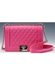 Boy Chanel Flap Shoulder Bag Sheepskin Leather CHA6870 Rose HY17441tL32