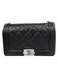 Boy Chanel Flap Shoulder Bags Original Calfskin Leather A67025 Black HY10520fw56