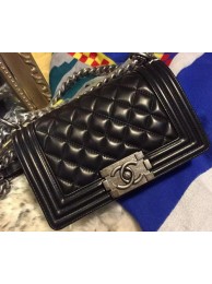Boy Chanel Flap Shoulder Bags Sheepskin Leather A67085 Black HY19900yx89