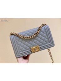 Boy chanel handbag A67086 light gray HY21990Kd37