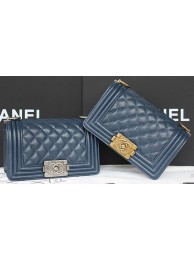 Boy Chanel mini Flap Bag Original Cannage Pattern A67085 Royal HY10034DI37