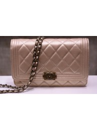 Boy Chanel mini Flap Bags Cannage Pattern A33815 Gold HY10954Yv36