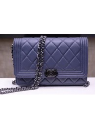 Boy Chanel mini Flap Bags Sheepskin Leather A33815 Lavender HY448fc78
