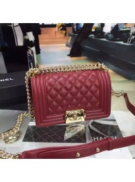 Boy Chanel mini Flap Shoulder Bag Original Leather A5707 Burgundy HY25082ff76