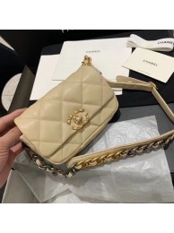 Chanel 19 Bodypack Sheepskin Leather AS1163 apricot HY11305vK93