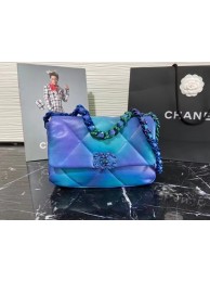 chanel 19 flap bag AS1160 AS1161 Blue & Purple HY20298UE80