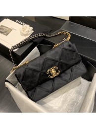 CHANEL 19 Flap Bag AS1160 black HY11421qM91