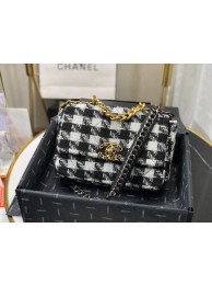 CHANEL 19 Flap Bag AS1160 Black&white HY20254DI37