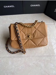Chanel 19 flap bag AS1160 brown HY22631dE28