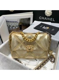 chanel 19 flap bag AS1160 gold HY1929Fh96