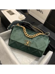 CHANEL 19 Flap Bag AS1160 green HY23599Yo25