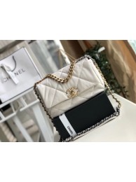 Chanel 19 flap bag AS1160 White HY21181DV39