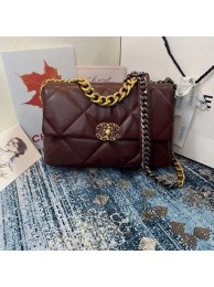 Chanel 19 flap bag AS1161 Burgundy HY17152UF26
