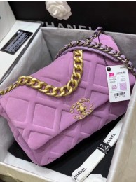 CHANEL 19 Flap Bag AS1161 Lavender HY2194Yv36