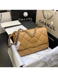 chanel 19 large flap bag AS1162 apricot HY3216kC27