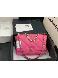 chanel 19 large flap bag AS1162 rose HY23253uU16