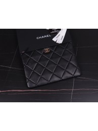 CHANEL 19 Sheepskin Original Leather Carry on bag AP0952 Black HY16880Kd37