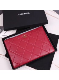 CHANEL 19 Sheepskin Original Leather Carry on bag AP0952 red HY9405TV86