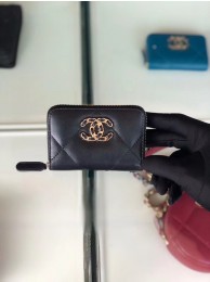 Chanel 19 Zip Card bag AP0949 black HY4068PC54