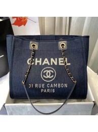 Chanel 19SS Shopping bag A67001 royal blue HY802aM39