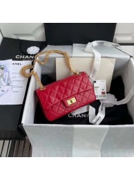 Chanel 2.55 Calfskin Flap Bag A37586 red HY26014Is79