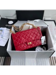 Chanel 2.55 Calfskin Flap Bag A37587 red HY13677np57