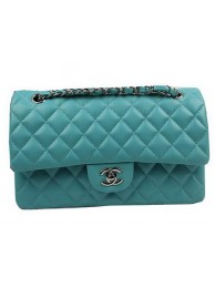 Chanel 2.55 Series Bags Green Original Leather CFA1112 Silver HY24335hT91