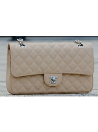 Chanel 2.55 Series Flap Bag Apricot Cannage Pattern A1112 Silver HY6066Gp37