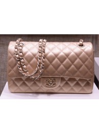Chanel 2.55 Series Flap Bag Gold Original Caviar Leather A1112 Gold HY235FA31