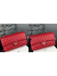 Chanel 2.55 Series Flap Bag Lambskin Leather A5024 Red HY24278io33