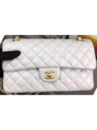 Chanel 2.55 Series Flap Bag OffWhite Sheepskin Leather A06375 Gold HY13269uZ84