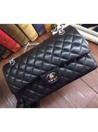 Chanel 2.55 Series Flap Bag Original Sheepskin Leather A09765 Black HY15184MB38