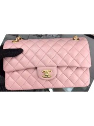 Chanel 2.55 Series Flap Bag Pink Sheepskin Leather A06375 Gold HY26613Nw52