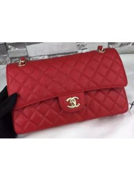 Chanel 2.55 Series Flap Bag Red Cannage Pattern Leather CF8024 Gold HY17834Oq54