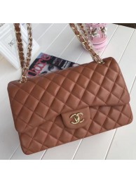Chanel 2.55 Series Flap Bags Brown Original Sheepskin A1112 Gold HY6312rJ28