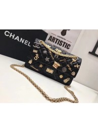 Chanel 2.55 Series Flap Bags Original Leather A1112 Black HY5830vK93