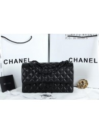 Chanel 2.55 Series Flap Bags Sheepskin Leather A1112 Black HY25949Hn31