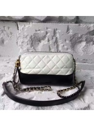 Chanel 2017 Gabrielle Original Leather Shoulder Bag 17817 White HY17455fw56