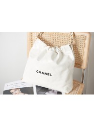 CHANEL 22 SMALL HANDBAG AS3260 white&black HY7073pk20