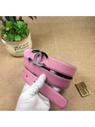 Chanel 30mm Leather Belt CH5232 Pink HY15747jo45