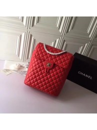 Chanel Backpack Original Sheepskin Leather 91122 Red HY25900Mn81