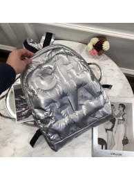 Chanel Backpack Original Sheepskin Leather A33002 Silver HY10712TL77