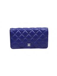 Chanel Bi-Fold Wallet in Original Cannage Pattern Leather CHA31509 Blue HY15683sY95