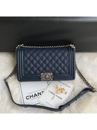 Chanel Boy Flap Shoulder Bag Original Calfskin Leather A67086 RoyalBlue HY8979MB38