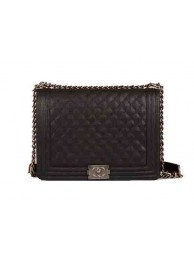 Chanel Boy Flap Shoulder Bag Original Cannage Pattern A67087 Black HY6108Xw85