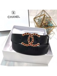 Chanel Calf Leather Belt Wide with 30mm 56588 HY12561Af99