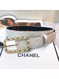 Chanel Calf Leather Belt Wide with 30mm 56598 HY25600Lp50