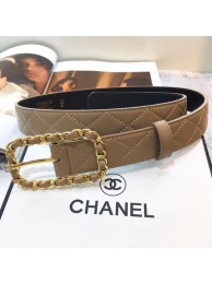 Chanel Calf Leather Belt Wide with 30mm 56599 HY22657Ym74